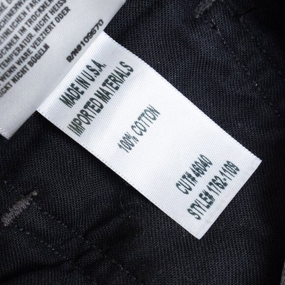 Citizens of Humanity Charlotte Crop High Rise Straight Jeans Black - Picture 14 of 15